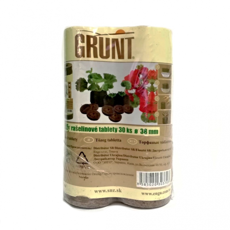 Grunt - Rašelinové tablety 38mm 30ks