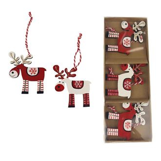 Sob drevený dekoračný na zavesenie 3ks