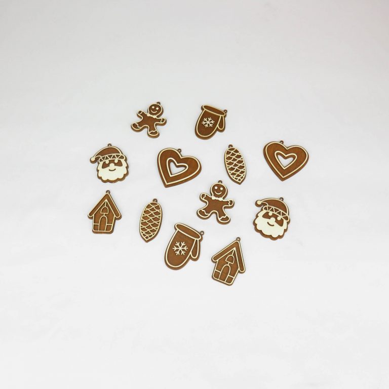 Perníkový set č.2 - box s vianočnými ozdobami