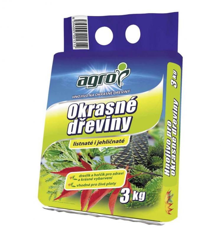 AGRO Hnojivo na okrasné dreviny 3kg