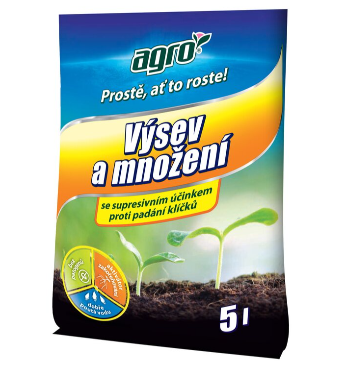 Agro  substrát na výsev a množenie so supresivným účinkom 5l