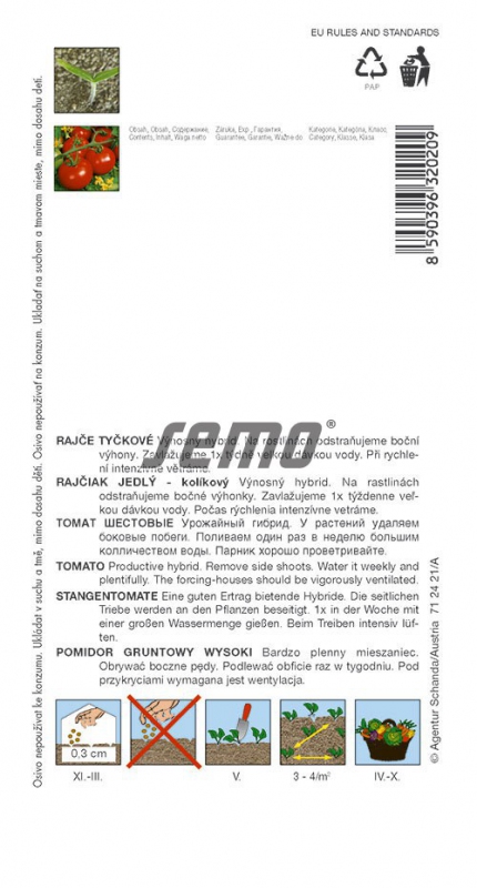 Semo Rajčiak kolíkový  ´Tornádo F1´