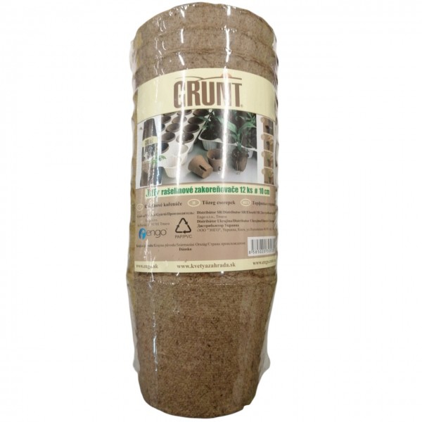 Grunt - Rašelinové zakoreňovače 12ks priemer 10cm
