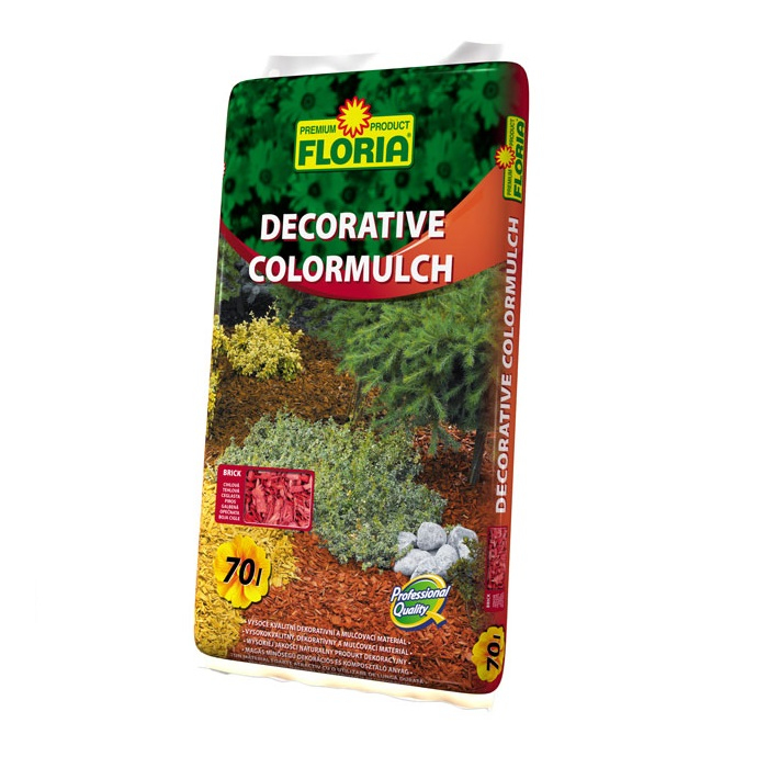 Floria Dekoračná štiepka červená 70l