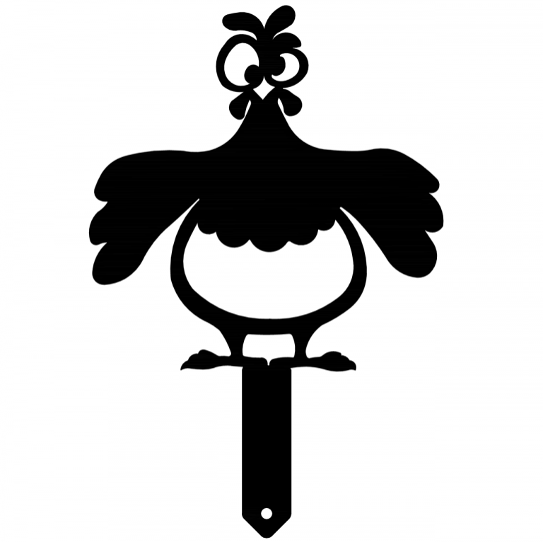 Záhradný zápich – sliepka 30cm