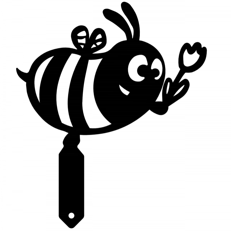 Záhradný zápich – včela 15cm