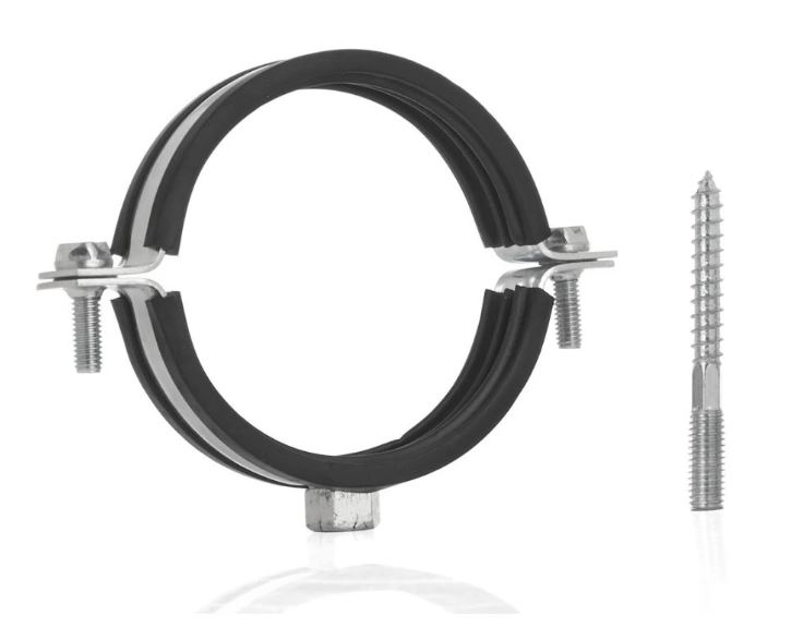 Objímka  48 - 53 mm dvojskrutková M8 so skrutkou