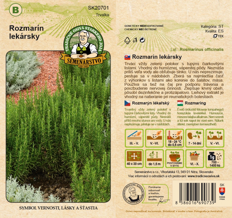 Semenárstvo Rozmarín lekársky