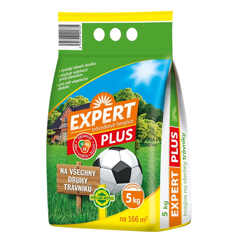 Expert Plus Trávnikové hnojivo 5 kg