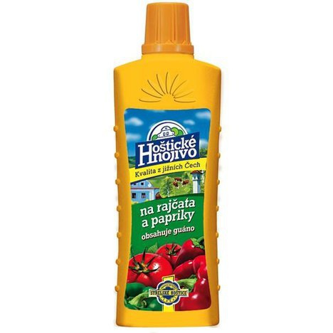 Hoštické hnojivo na rajčiny a papriku s guánom 0,5l