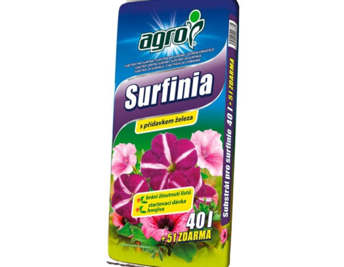 AGRO Substrát na surfínie 40l + 5l zdarma