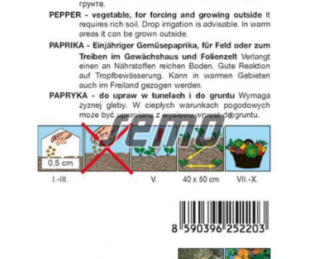 Semo Paprika ročná ´Hamík´