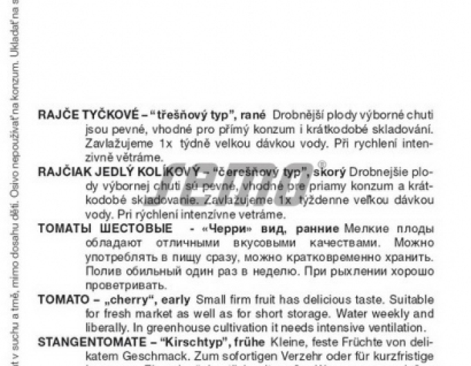 Semo Rajčiak kolíkový ´Sunchocola F1´