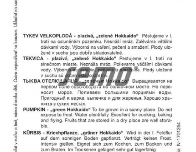 Semo Tekvica veľkoplodá ´Delica F1´