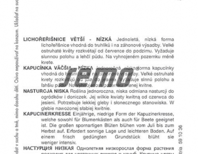 Semo Kapucínka nízka ´Bijou Double´