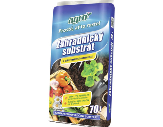 Agro  Záhradnícky substrát 70l