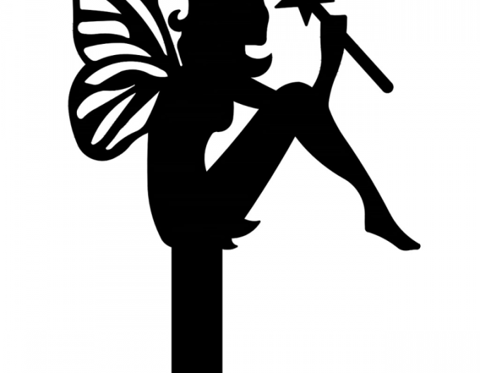 Záhradný zápich – víla 30cm