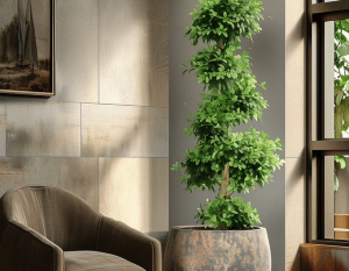 Kvetináč hlinený ´Baq Atlas Balloon Brown´