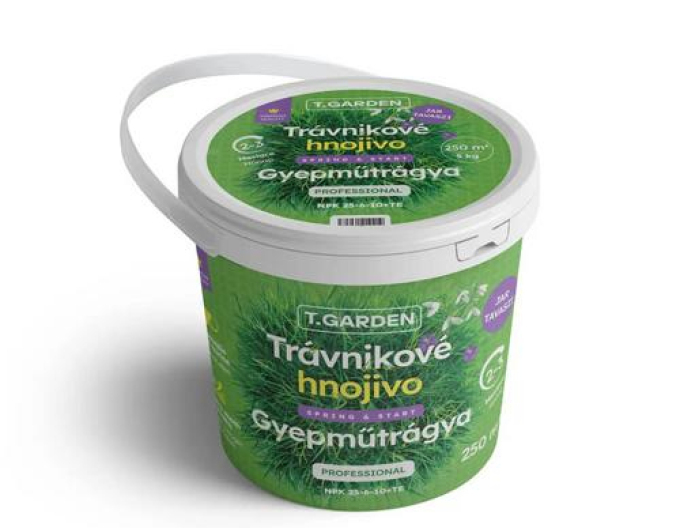 T.Garden jarné trávnikové hnojivo Spring & Start 25-6-10, 5 kg