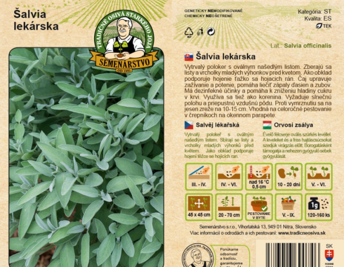 Semenárstvo Šalvia lekárska