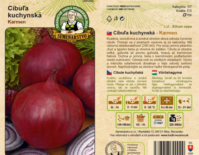 Semenárstvo Cibuľa kuchynská ´Karmen´