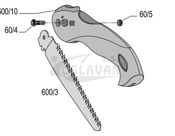 Felco 600/3 (Felco 600) plát