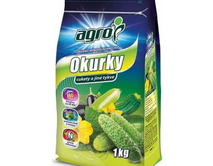 Agro organicko - mineralne hnojivo na uhorky, cukety, tekvice 1kg