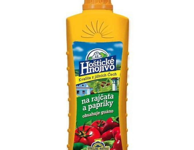 Hoštické hnojivo na rajčiny a papriku s guánom 0,5l