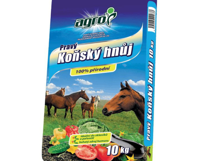 AGRO Pravý konský hnoj 10kg