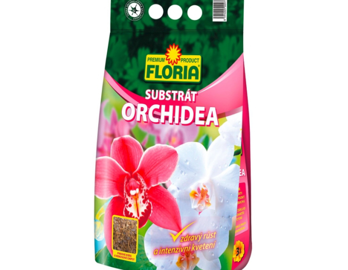 AGRO Substrát na orchidey 3l