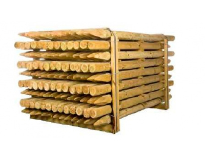 Oporný kôl s hrotom priemer  5cm - výška 250cm